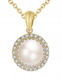 PEARL DIAMOND PENDANT (KP116)